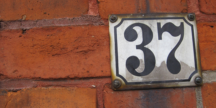 Sichtbare Hausnummern